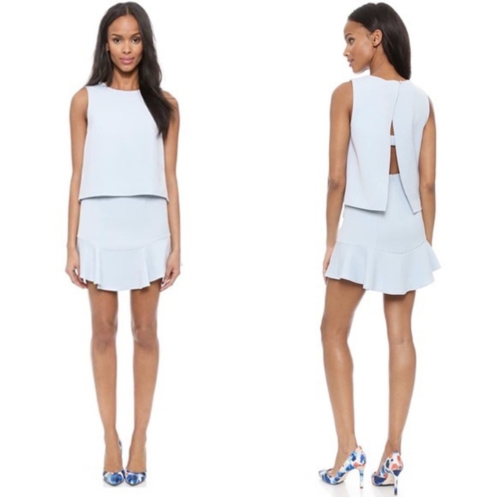 BCBG Maxazria Vivian Dress Light Blue size 6